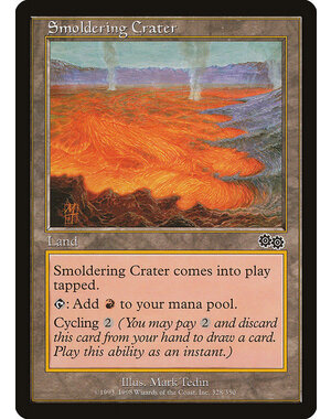 Magic: The Gathering Smoldering Crater (328) Lightly Played