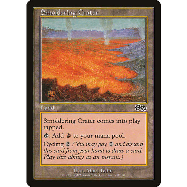 Magic: The Gathering Smoldering Crater (328) Lightly Played