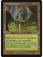 Magic: The Gathering Slippery Karst (327) Lightly Played