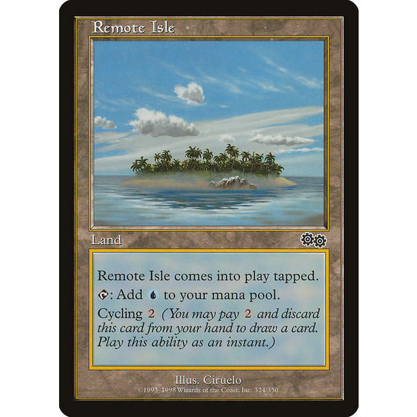 Magic: The Gathering Remote Isle (324) Lightly Played