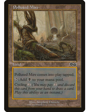 Magic: The Gathering Polluted Mire (323) Lightly Played