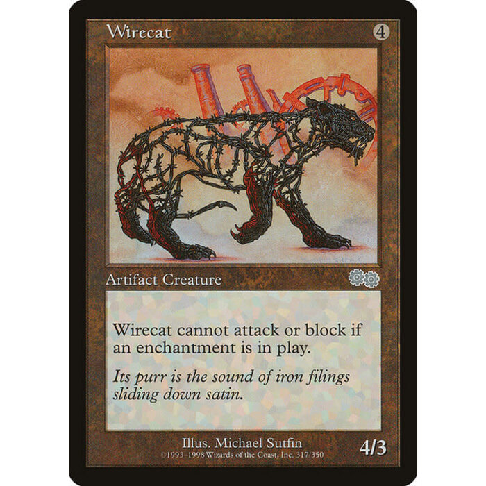 Magic: The Gathering Wirecat (317) Lightly Played