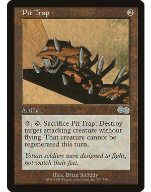 Magic: The Gathering Pit Trap (307) Lightly Played