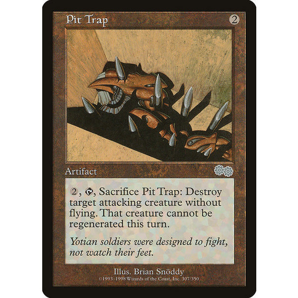 Magic: The Gathering Pit Trap (307) Lightly Played