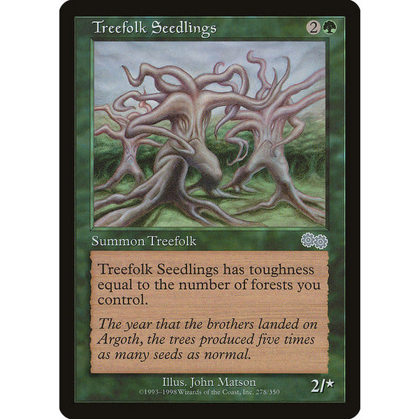 Magic: The Gathering Treefolk Seedlings (278) Lightly Played