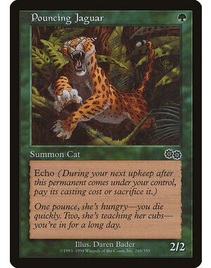 Magic: The Gathering Pouncing Jaguar (269) Heavily Played