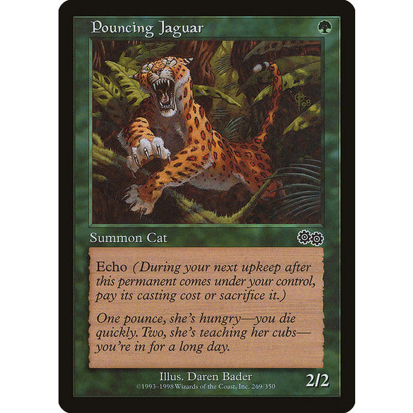 Magic: The Gathering Pouncing Jaguar (269) Heavily Played