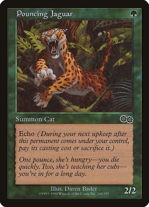 Magic: The Gathering Pouncing Jaguar (269) Heavily Played - Kingslayer Games