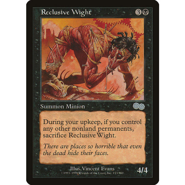 Magic: The Gathering Reclusive Wight (153) Moderately Played