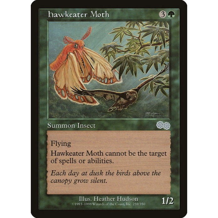 Magic: The Gathering Hawkeater Moth (259) Lightly Played
