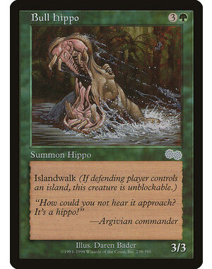 Magic: The Gathering Bull Hippo (239) Lightly Played