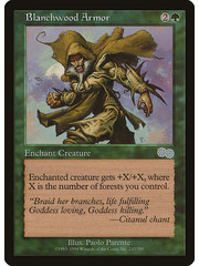 Magic: The Gathering Blanchwood Armor (237) Lightly Played