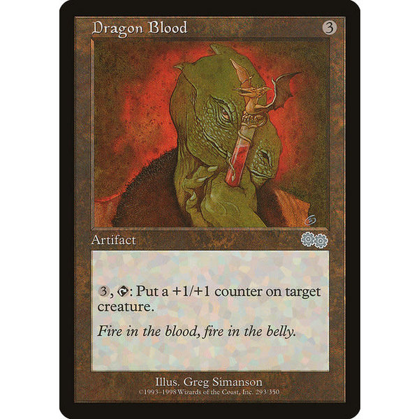 Magic: The Gathering Dragon Blood (293) Lightly Played