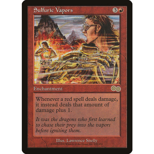 Magic: The Gathering Sulfuric Vapors (220) Lightly Played