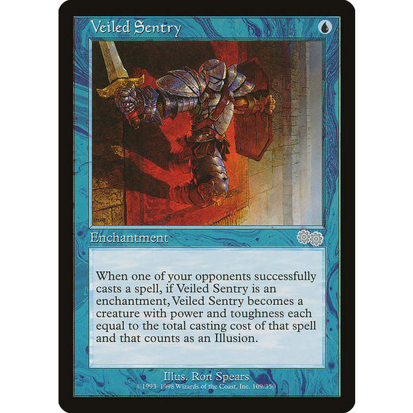 Magic: The Gathering Veiled Sentry (109) Lightly Played