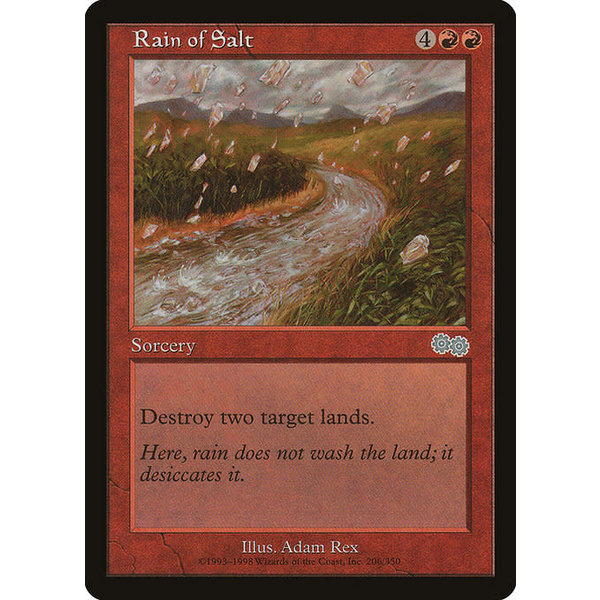 Magic: The Gathering Rain of Salt (206) Lightly Played