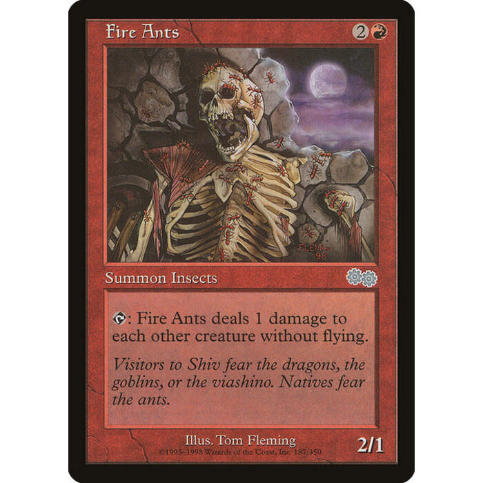 Magic: The Gathering Fire Ants (187) Lightly Played
