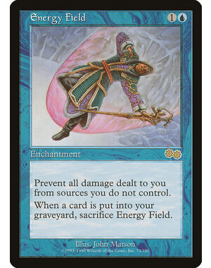 Magic: The Gathering Energy Field (073) Heavily Played