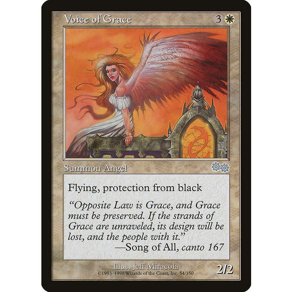 Magic: The Gathering Voice of Grace (054) Lightly Played