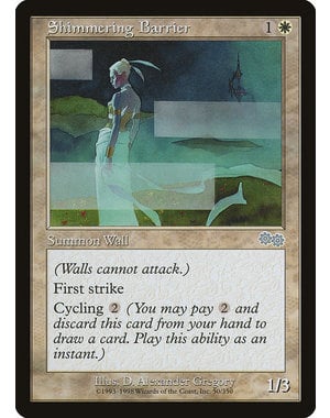 Magic: The Gathering Shimmering Barrier (050) Lightly Played