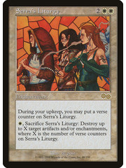 Magic: The Gathering Serra's Liturgy (049) Lightly Played