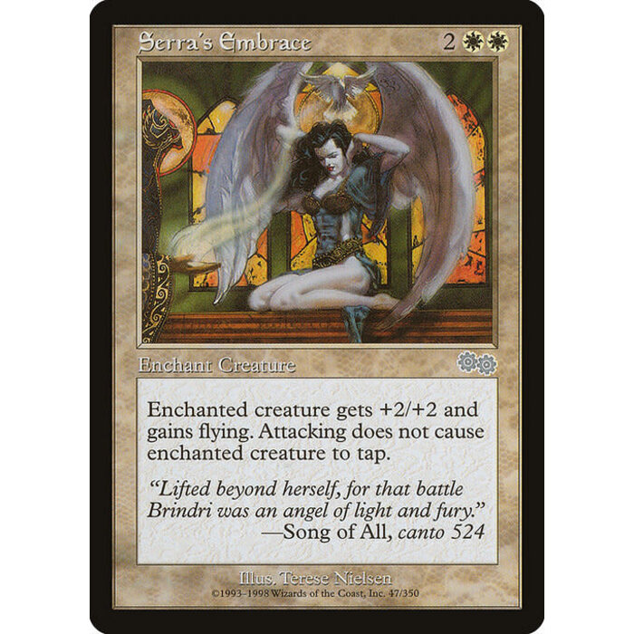 Magic: The Gathering Serra's Embrace (047) Lightly Played
