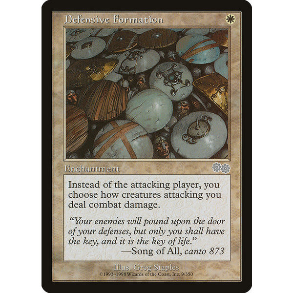 Magic: The Gathering Defensive Formation (009) Lightly Played