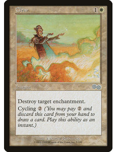 Magic: The Gathering Clear (007) Lightly Played