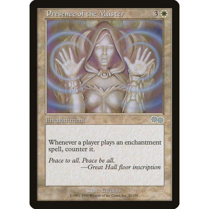 Magic: The Gathering Presence of the Master (032) Lightly Played