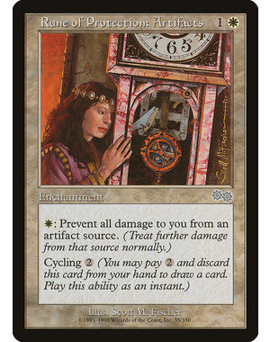 Magic: The Gathering Rune of Protection: Artifacts (035) Lightly Played