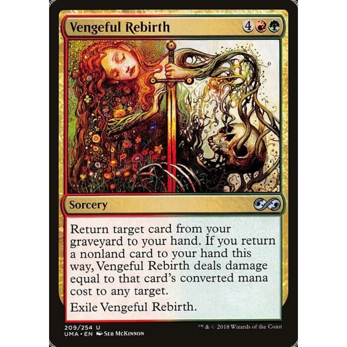 Magic: The Gathering Vengeful Rebirth (209) Lightly Played