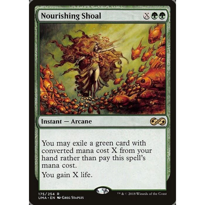 Magic: The Gathering Nourishing Shoal (175) Lightly Played