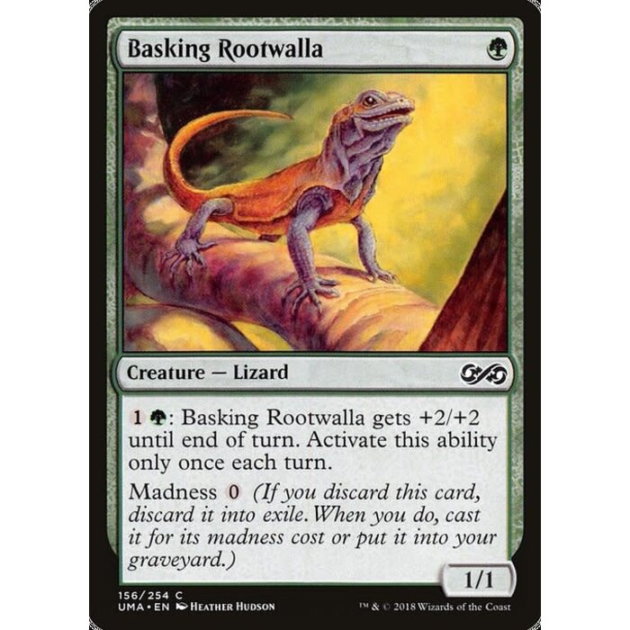 Magic: The Gathering Basking Rootwalla (156) Lightly Played