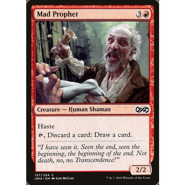 Magic: The Gathering Mad Prophet (137) Lightly Played