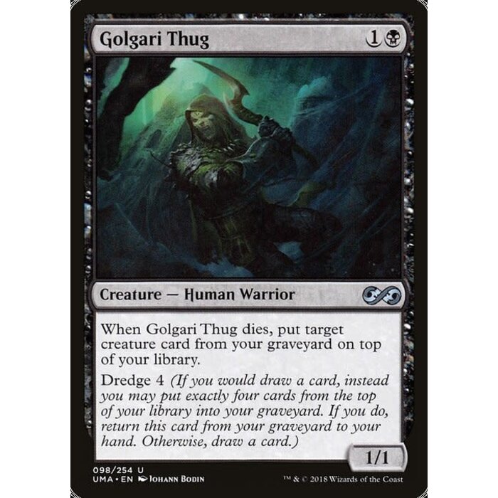 Magic: The Gathering Golgari Thug (098) Lightly Played