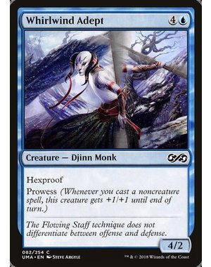 Magic: The Gathering Whirlwind Adept (082) Lightly Played Foil