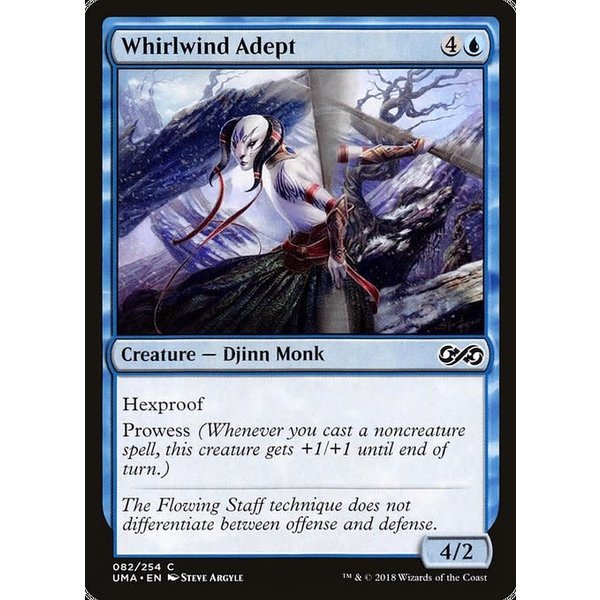 Magic: The Gathering Whirlwind Adept (082) Lightly Played Foil