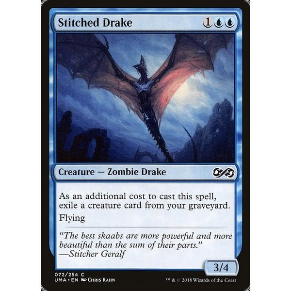 Magic: The Gathering Stitched Drake (072) Lightly Played