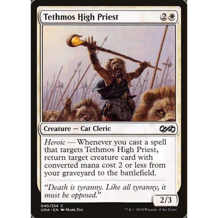 Magic: The Gathering Tethmos High Priest (040) Lightly Played