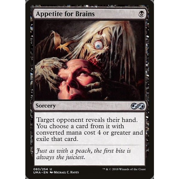 Magic: The Gathering Appetite for Brains (083) Lightly Played