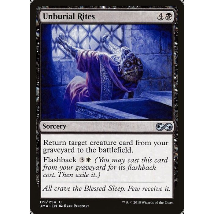 Magic: The Gathering Unburial Rites (119) Near Mint