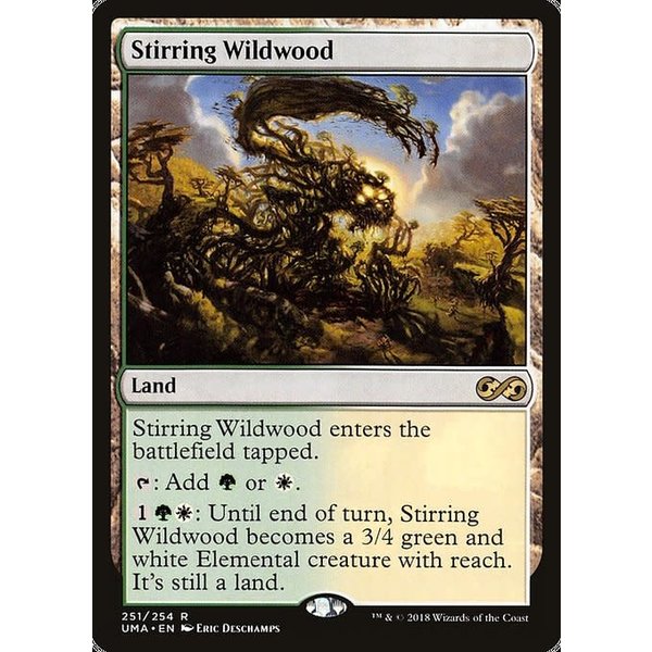 Magic: The Gathering Stirring Wildwood (251) Lightly Played