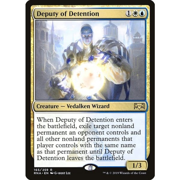Magic: The Gathering Deputy of Detention (165) Lightly Played