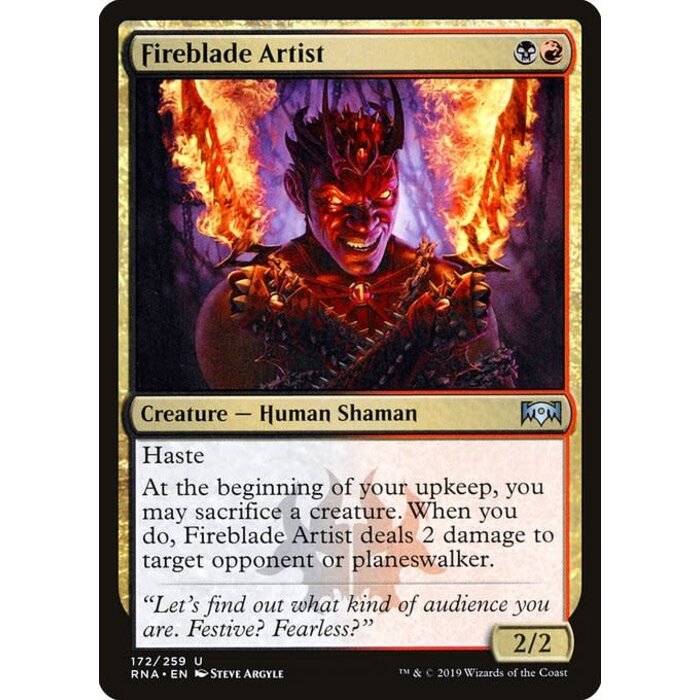 Magic: The Gathering Fireblade Artist (172) Lightly Played