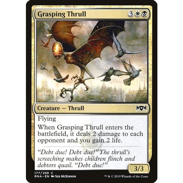 Magic: The Gathering Grasping Thrull (177) Near Mint