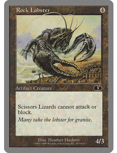 Magic: The Gathering Rock Lobster (079) Moderately Played