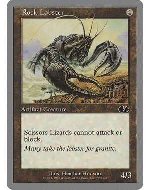 Magic: The Gathering Rock Lobster (079) Moderately Played