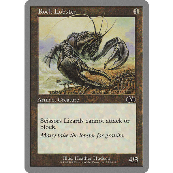 Magic: The Gathering Rock Lobster (079) Moderately Played