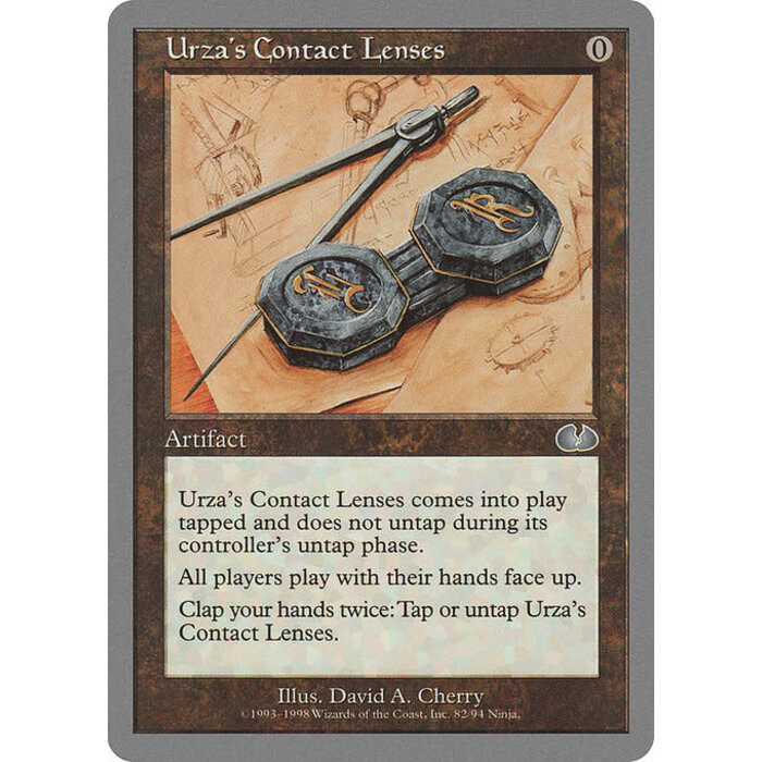 Magic: The Gathering Urza's Contact Lenses (082) Lightly Played