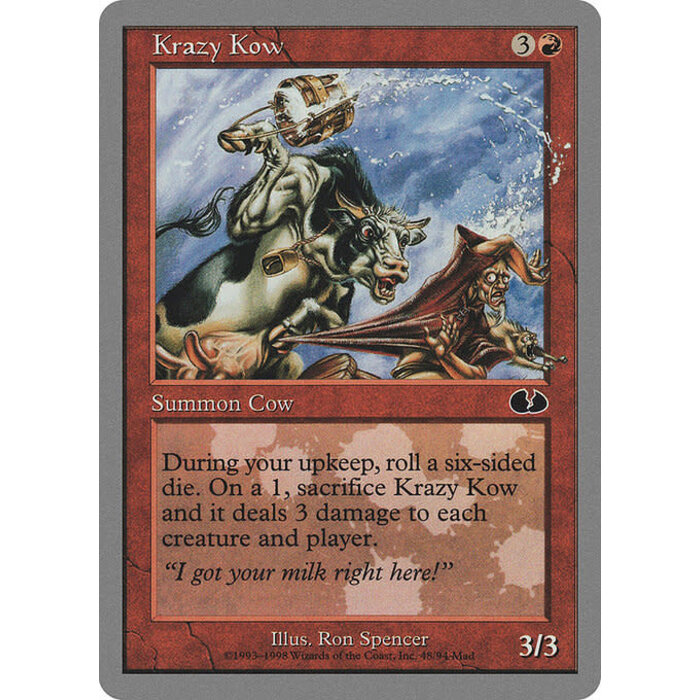 Magic: The Gathering Krazy Kow (048) Lightly Played